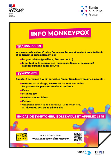 Pr�vetion Variole du Singe - Monley pox 05 2022